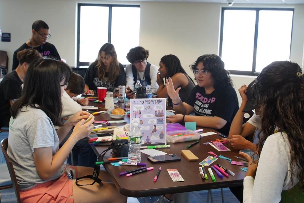 An activity table at PALS