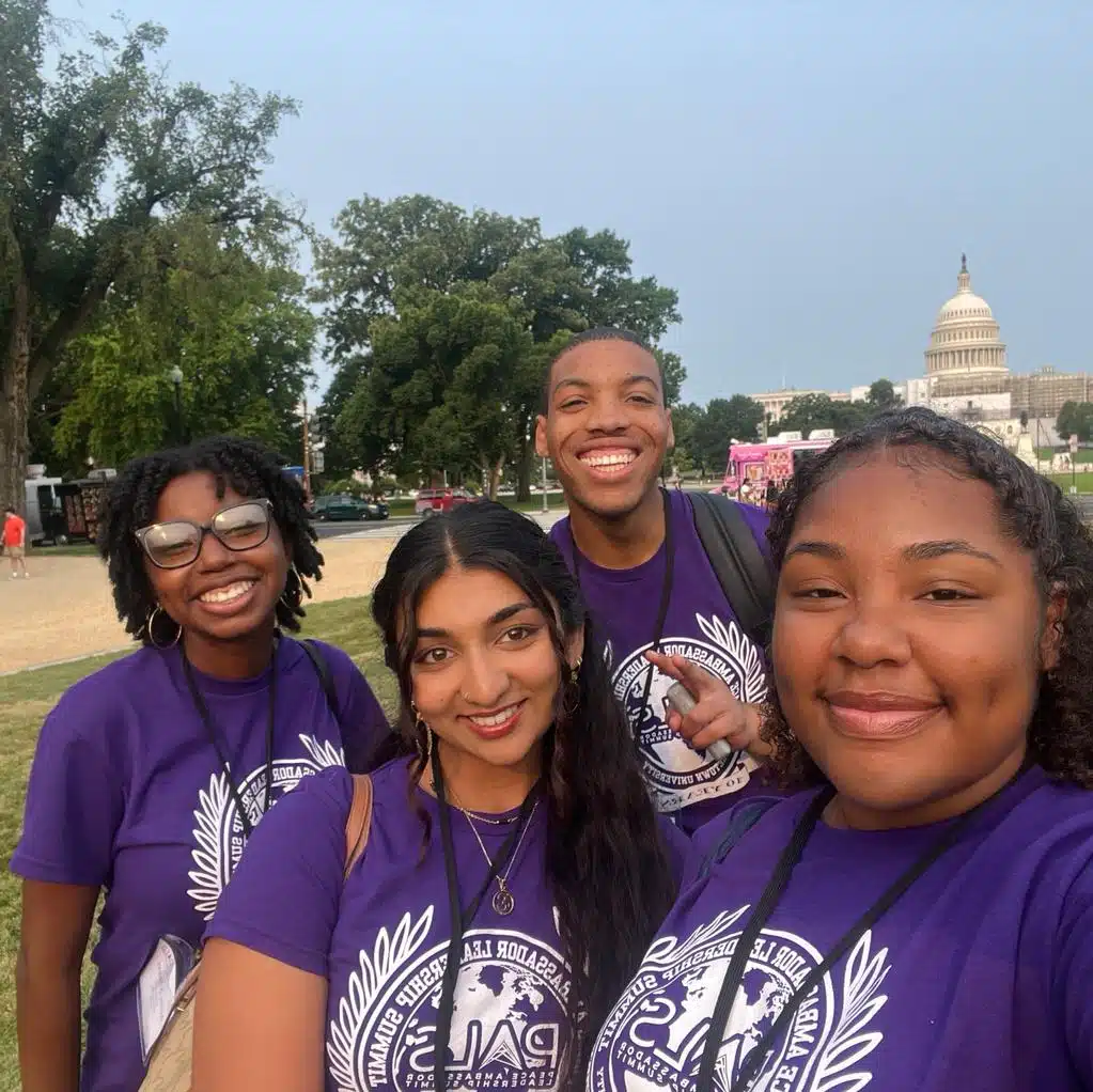 PALS college mentors at the U.S. Capitol