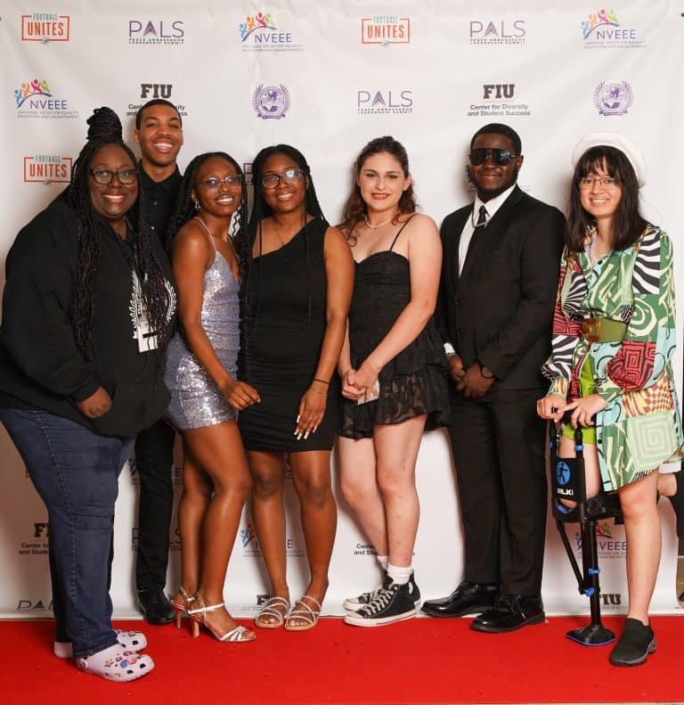 Interns and staff together at the PALS banquet