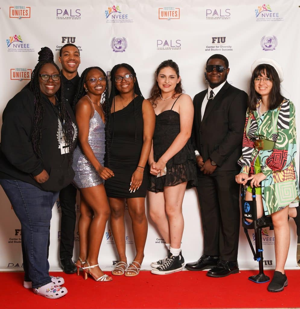 Interns and staff together at the PALS banquet