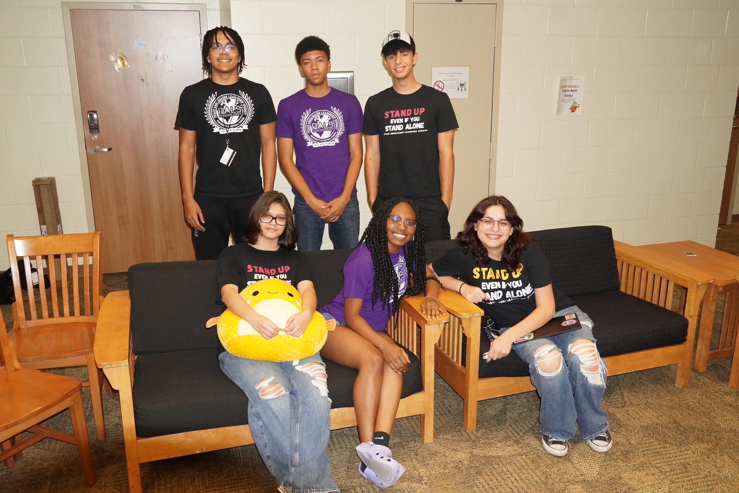 PALS counselors and student leaders together