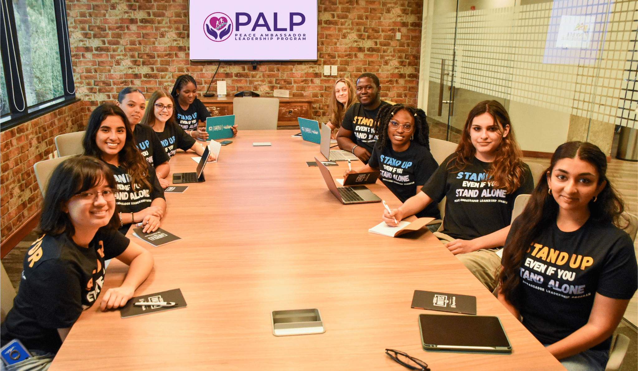 PALP students at a leadership roundtable