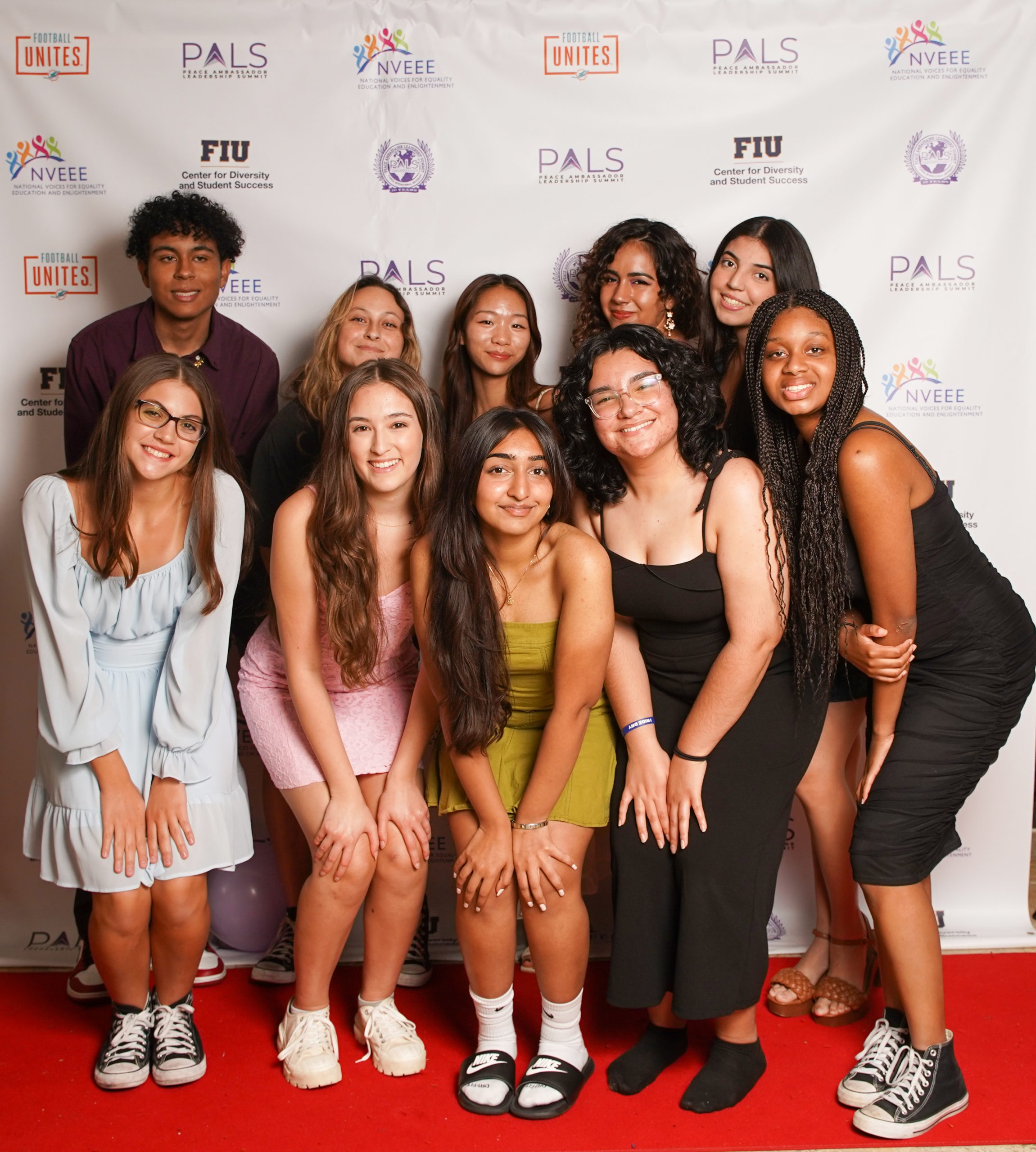 Students celebrating at a PALS evening event