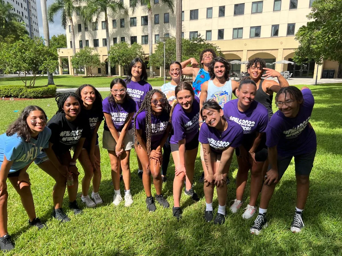 PALS students on campus at Florida International University