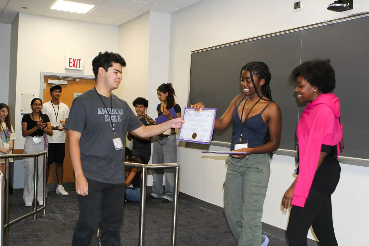 PALP students working together during a workshop