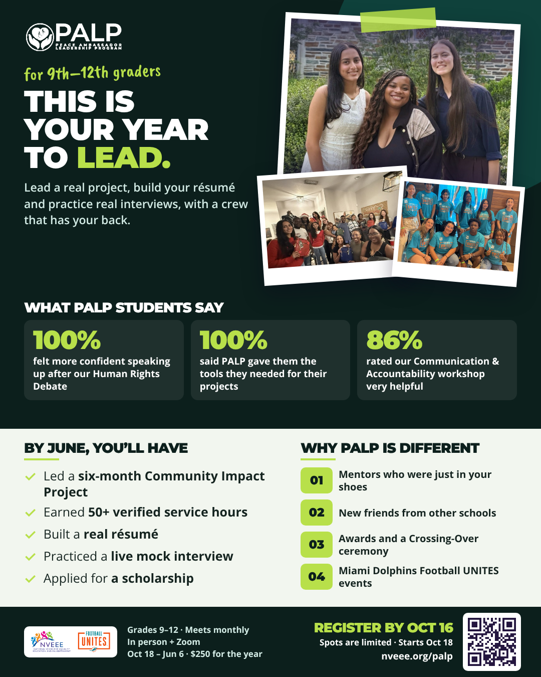 PALP flyer: Social Flyer: This Is Your Year to Lead
