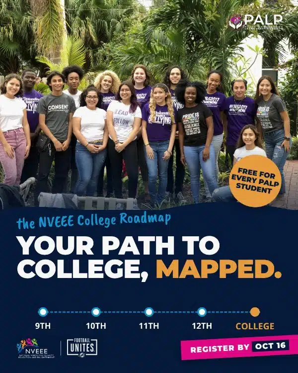 PALP Instagram carousel: Your Path to College, Mapped